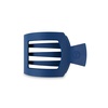 image:imageTELETIES  Medium Flat Square Hair Clip  Fall Collection  Hair Claw Clips for Women  Strong Grip Bendable Teeth Curved Design  For All Hair Types and Textures  Burgundy BlissMidnight Rain