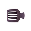 image:imageTELETIES  Medium Flat Square Hair Clip  Fall Collection  Hair Claw Clips for Women  Strong Grip Bendable Teeth Curved Design  For All Hair Types and Textures  Burgundy BlissBurgundy Bliss