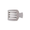 image:imageTELETIES  Small Flat Square Hair Clip  Fall Collection  Hair Claw Clips for Women  Strong Grip Bendable Teeth Curved Design  For All Hair Types and Textures  ToastedSilver Flames