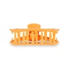 image:imageTELETIES  Small Open Hair Clip  Summer Collection  Hair Claw Clips for Women  Strong Grip Bendable Teeth Curved Design  For All Hair Types and Textures  Mango for itMango for it
