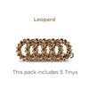 image:imageTELETIES  Tiny Spiral Hair Coils  For Kids amp Super Thin Hair  Mini Phone Cord Ponytail Holder for Braid Ends  Strong Grip No Rip Water Resistant No Crease  Tiny 5 pack  Leopard