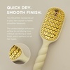 image:imageTELETIES  Vented Hair Brush  For Quicker Smoother Blowouts  Vented Design  HeatConductive Aluminum Plate for Blow Drying  Anti Static Bristles  Removable Cleaner  All Hair Types  Tan