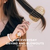 image:imageTELETIES  Vented Hair Brush  For Quicker Smoother Blowouts  Vented Design  HeatConductive Aluminum Plate for Blow Drying  Anti Static Bristles  Removable Cleaner  All Hair Types  Tan