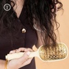 image:imageTELETIES  Vented Hair Brush  For Quicker Smoother Blowouts  Vented Design  HeatConductive Aluminum Plate for Blow Drying  Anti Static Bristles  Removable Cleaner  All Hair Types