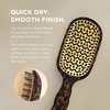 image:imageTELETIES  Vented Hair Brush  For Quicker Smoother Blowouts  Vented Design  HeatConductive Aluminum Plate for Blow Drying  Anti Static Bristles  Removable Cleaner  All Hair Types