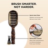 image:imageTELETIES  Vented Hair Brush  For Quicker Smoother Blowouts  Vented Design  HeatConductive Aluminum Plate for Blow Drying  Anti Static Bristles  Removable Cleaner  All Hair Types