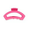 image:imageTELETIES  Medium Open Hair Clip  Summer Collection  Hair Claw Clips for Women  Strong Grip Bendable Teeth Curved Design  For All Hair Types and Textures  Mango for itParadise Pink