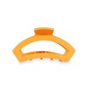 image:imageTELETIES  Small Open Hair Clip  Summer Collection  Hair Claw Clips for Women  Strong Grip Bendable Teeth Curved Design  For All Hair Types and Textures  Mango for itMango for it
