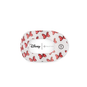 image:imageDisney TELETIES Goofy Small Flat Round Hair ClipMinnie Mouse Loves Her Bows  Small