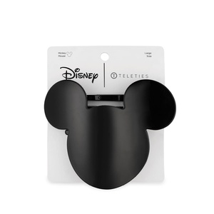 image:imageDisney TELETIES Mickey Mouse Shaped Large Flat Hair ClipLarge  Mickey Mouse