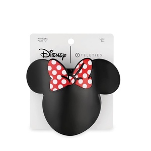 image:imageDisney TELETIES Minnie Mouse Shaped Large Flat Hair ClipLarge  Minnie Mouse