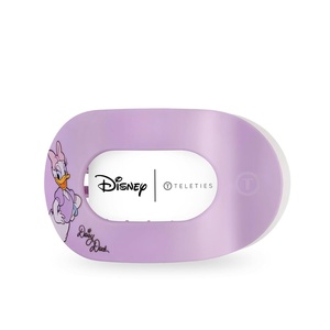 image:imageDisney TELETIES The Iconic Mickey Mouse Medium Flat Round Hair ClipDaisy Duck  Medium