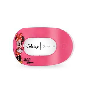 image:imageDisney TELETIES The Iconic Mickey Mouse Medium Flat Round Hair ClipMinnie Mouse  Medium
