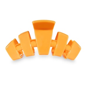 image:imageTELETIES  Large Hair Clip  Summer Collection  Hair Claw Clips for Women  Strong Grip Bendable Teeth Curved Design  For All Hair Types and Textures  Mango for itMango for it