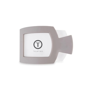 image:imageTELETIES  Medium Flat Square Hair Clip  Fall Collection  Hair Claw Clips for Women  Strong Grip Bendable Teeth Curved Design  For All Hair Types and Textures  Burgundy BlissSilver Flames