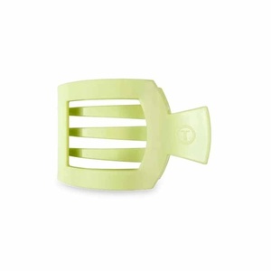 image:imageTELETIES  Small Flat Square Clip  Summer Collection  Strong Grip Bendable Teeth Comfortable Curved Design  Ideal for Thick Hair  For All Hair Textures  For All Hair Textures  Mango for itAloe  There