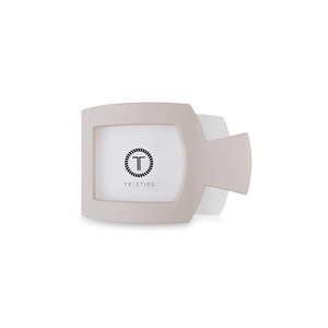 image:imageTELETIES  Small Flat Square Hair Clip  Fall Collection  Hair Claw Clips for Women  Strong Grip Bendable Teeth Curved Design  For All Hair Types and Textures  ToastedToasted
