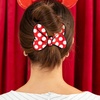 image:imageDisney TELETIES Minnies Bow Medium Flat Hair ClipLarge  Minnies Bow