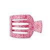 image:imageTELETIES  Large Flat Square Clip  Strong Grip Bendable Teeth Comfortable Curved Design  For Lying Down Yoga Driving amp More  Ideal for Thick Hair For All Hair Textures Wrapped in RibbonsLarge Flat  Wrapped in Ribbons