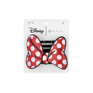 image:imageDisney TELETIES Minnies Bow Medium Flat Hair ClipLarge  Minnies Bow