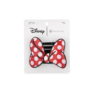 image:imageDisney TELETIES Minnies Bow Medium Flat Hair ClipMedium  Minnies Bow