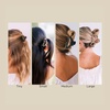 image:imageTELETIES  Open Medium Hair Clip  For Thin to MediumThick Hair  Claw Clips for Women  Strong Grip Bendable Teeth Comfortable Curved Design  For All Textures  Spring  Blue LagoonSpring Splash  Medium