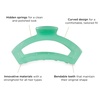 image:imageTELETIES  Open Medium Hair Clip  For Thin to MediumThick Hair  Claw Clips for Women  Strong Grip Bendable Teeth Comfortable Curved Design  For All Textures  Spring  Blue LagoonSpring Splash  Medium