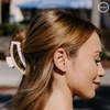 image:imageTELETIES  Open Medium Hair Clip  For Thin to MediumThick Hair  Claw Clips for Women  Strong Grip Bendable Teeth Comfortable Curved Design  For All Textures  Spring  Blue LagoonSoft Surf  Medium