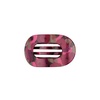 image:imageTELETIES  Medium Flat Round Hair Clip  For Medium Hair  MulberryMedium  Garden Glam