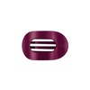 image:imageTELETIES  Medium Flat Round Hair Clip  For Medium Hair  MulberryMedium  Mulberry