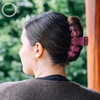 image:imageTELETIES  Large Classic Hair Clip  For Thick Hair  MulberryLarge  Mulberry