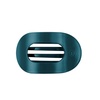 image:imageTELETIES  Large Flat Round Hair Clip  For Thick Hair  Garden GlamLarge  Teal With It