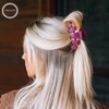 image:imageTELETIES  Medium Classic Hair Clip  For Medium Hair  Garden GlamMedium  Mulberry
