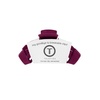 image:imageTELETIES  Medium Classic Hair Clip  For Medium Hair  Garden GlamMedium  Mulberry