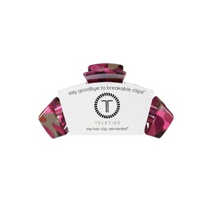 image:imageTELETIES  Medium Classic Hair Clip  For Medium Hair  Garden GlamMedium  Garden Glam