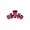 image:imageTELETIES  Small Classic Hair Clip  For Short or Thin Hair  Teal With ItSmall  Garden Glam