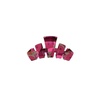 image:imageTELETIES  Tiny Classic Hair Clip  For Kids SuperThin Hair  MulberryTiny  Garden Glam