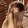 image:imageTELETIES  Tiny Classic Hair Clip  For Kids SuperThin Hair  MulberryTiny  Mulberry