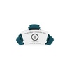 image:imageTELETIES  Small Classic Hair Clip  For Short or Thin Hair  Teal With ItSmall  Teal With It