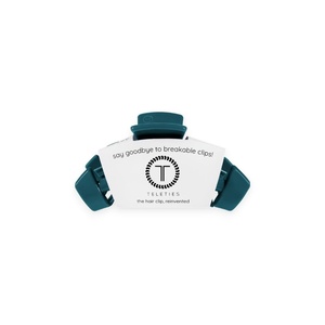 image:imageTELETIES  Small Classic Hair Clip  For Short or Thin Hair  Teal With ItSmall  Teal With It