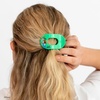 image:imageDisney TELETIES The Iconic Mickey Mouse Small Flat Round Hair ClipGoofy  Small