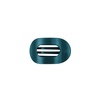 image:imageTELETIES  Small Flat Round Hair Clip  For Thin amp Fine Hair  Garden GlamSmall  Teal With It