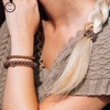 image:imageTELETIES  Mixed Spiral Hair Coils  Small  Large 5Pack  Mossy MomentsLarge  Morning Brew