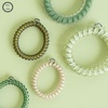 image:imageTELETIES  Mixed Spiral Hair Coils  Small  Large 5Pack  Mossy MomentsMixed  Mossy Moments