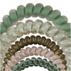 image:imageTELETIES  Mixed Spiral Hair Coils  Small  Large 5Pack  Mossy MomentsMixed  Mossy Moments