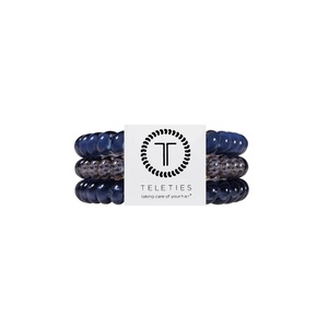 image:imageTELETIES  Mixed Spiral Hair Coils  Small  Large 5Pack  Mossy MomentsSmall  Twilight Tones